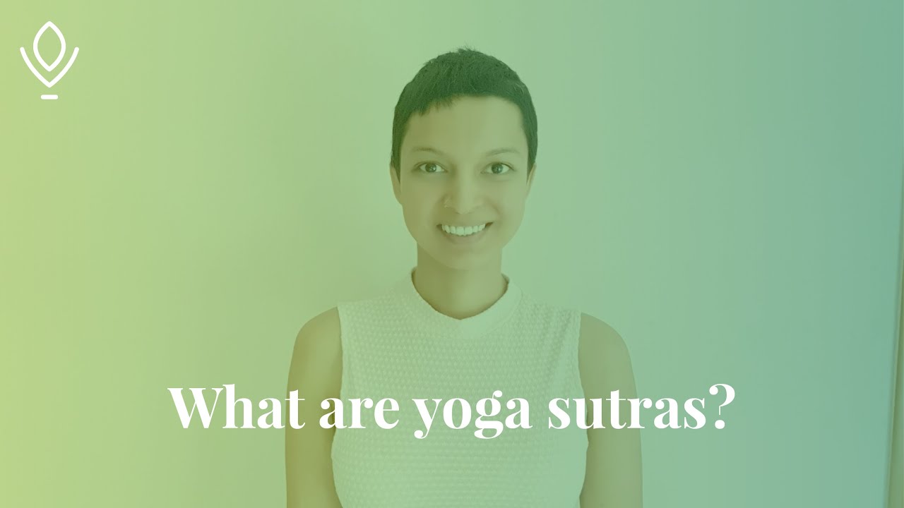 What are yoga sutras?